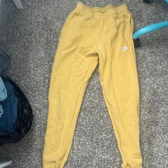 Nike Pants & Jumpsuits Yellow Nike Sweatpants Poshmark